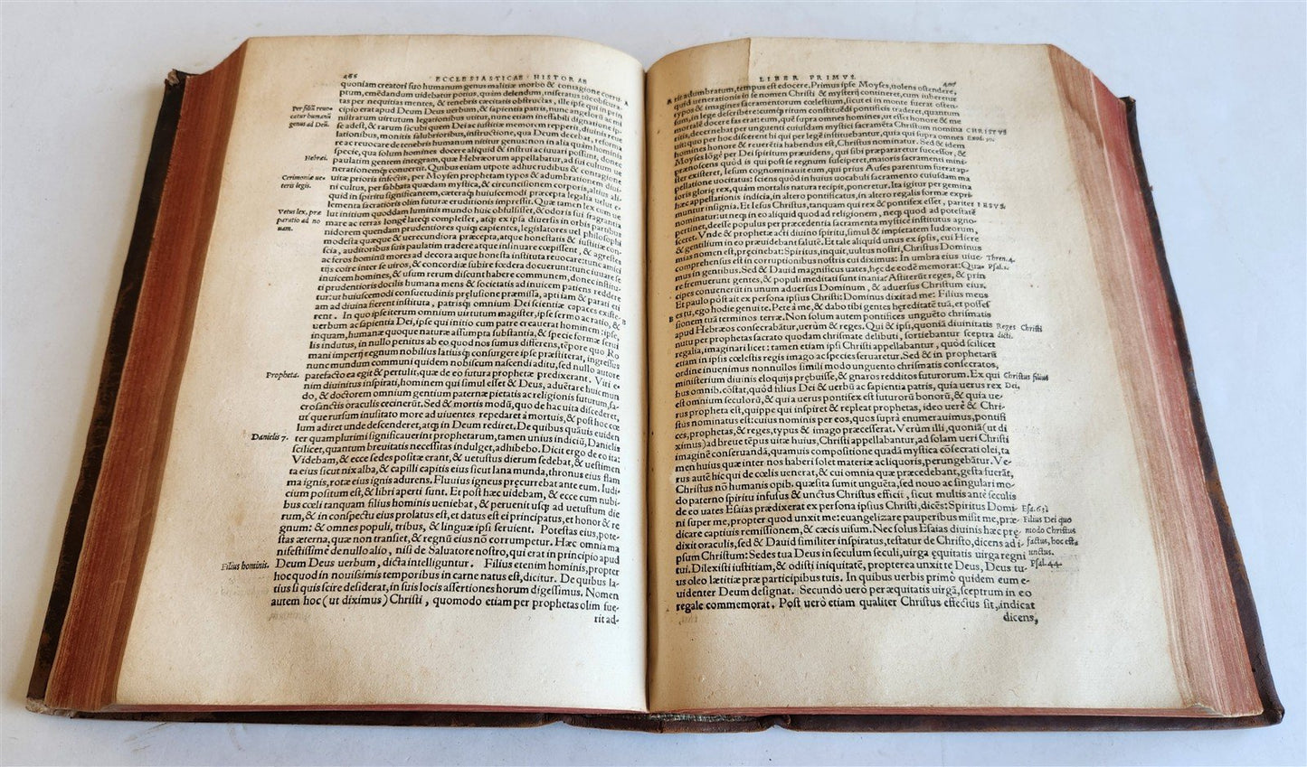 1549 EUSIBIUS HISTORY & PHILOSOPHY antique 16th century FOLIO