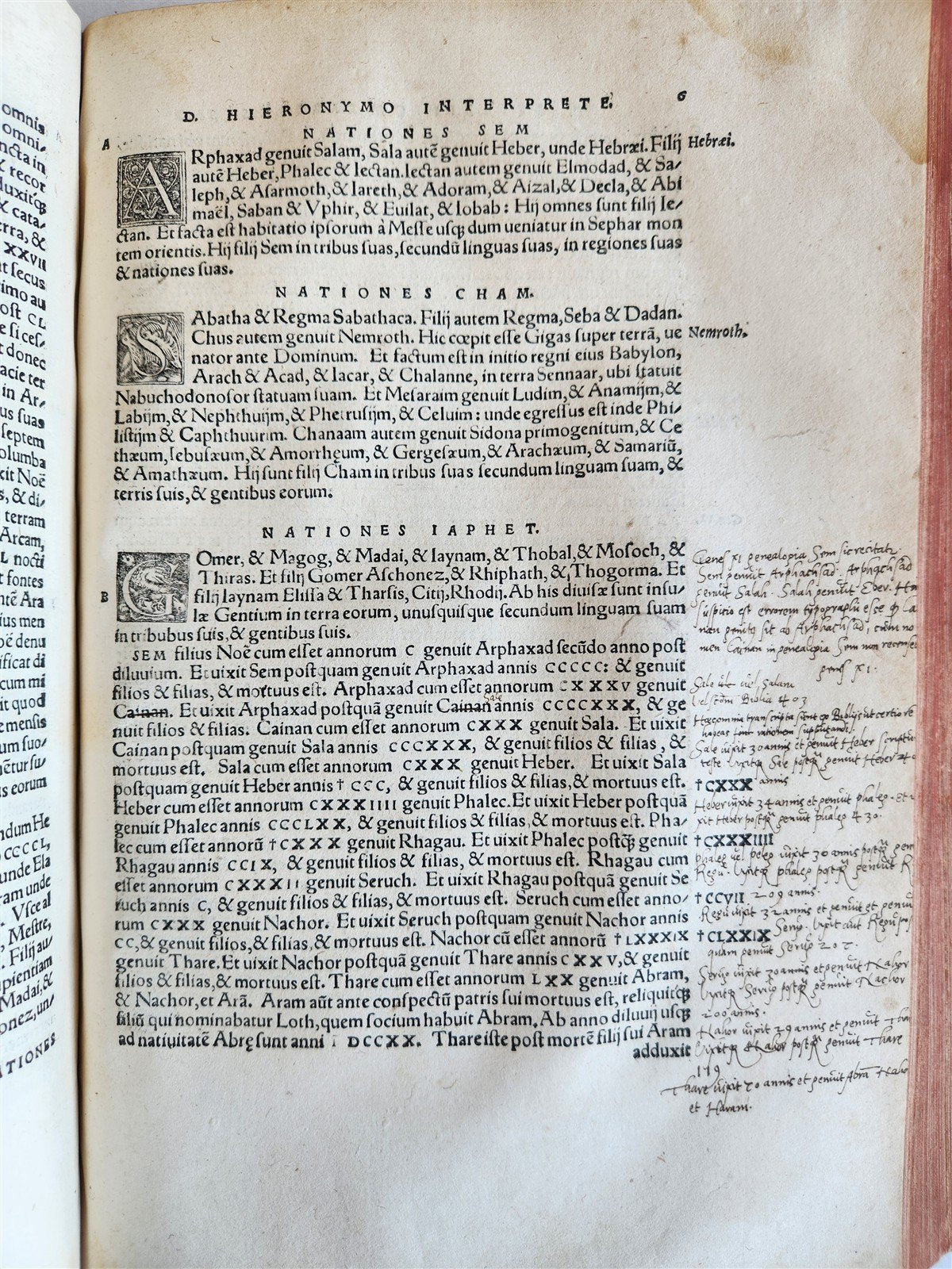 1549 EUSIBIUS HISTORY & PHILOSOPHY antique 16th century FOLIO