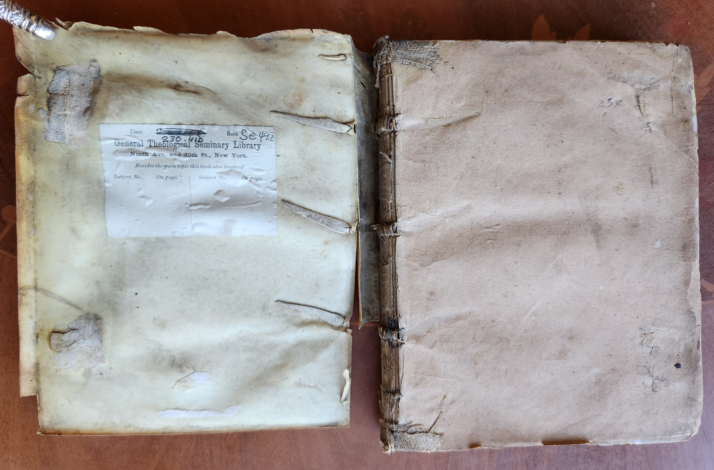 1593 THEOLOGY by Nikolaus Selnecker antique VELLUM BINDING 16th CENTURY