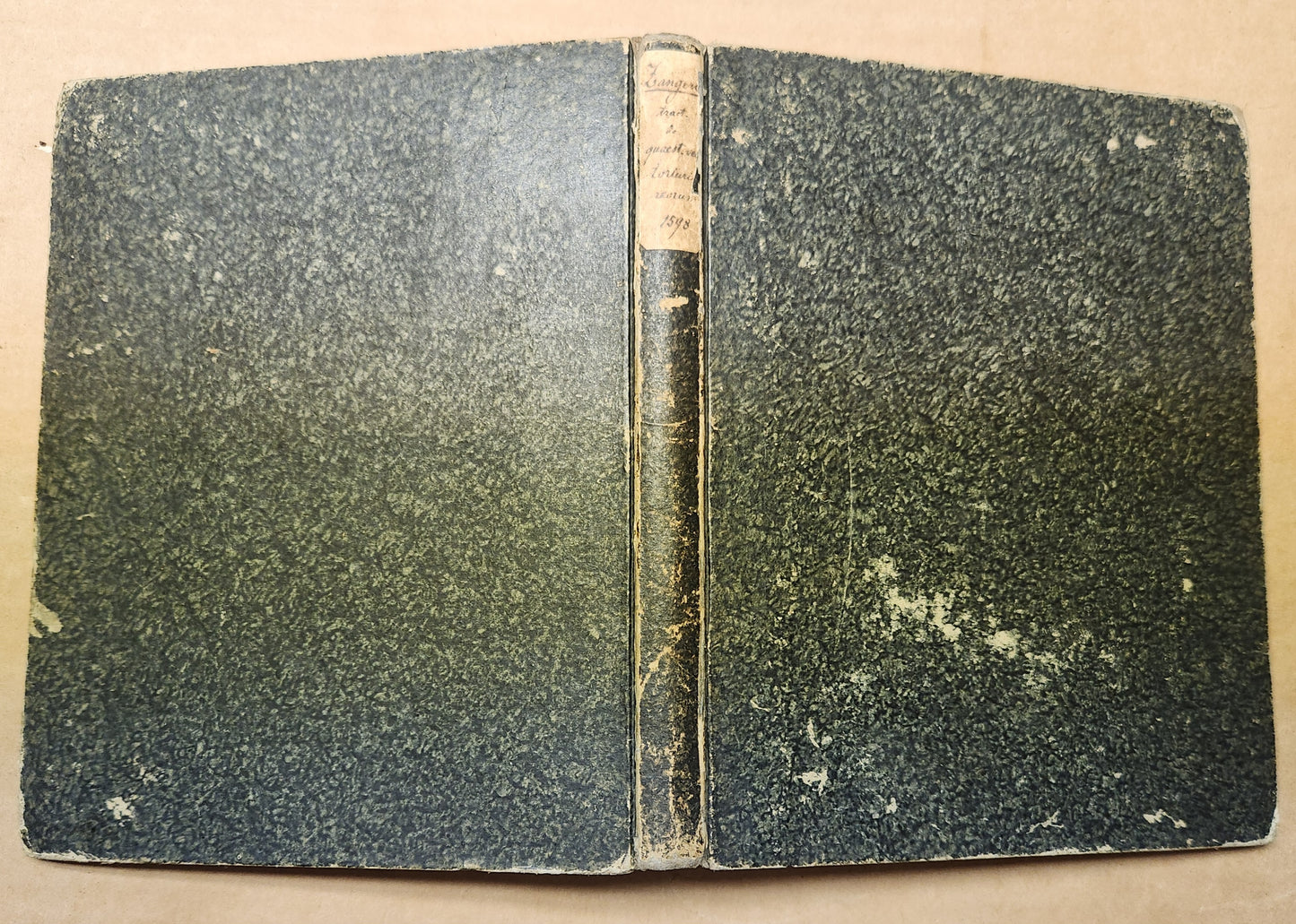 1598 LAW BOOK Treatise on Interrogations or the Tortures of the Accused ANTIQUE
