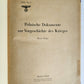 1939-1940 LOT of GERMAN POLITICAL & MILITARY DOCUMENT PUBLICATIONS