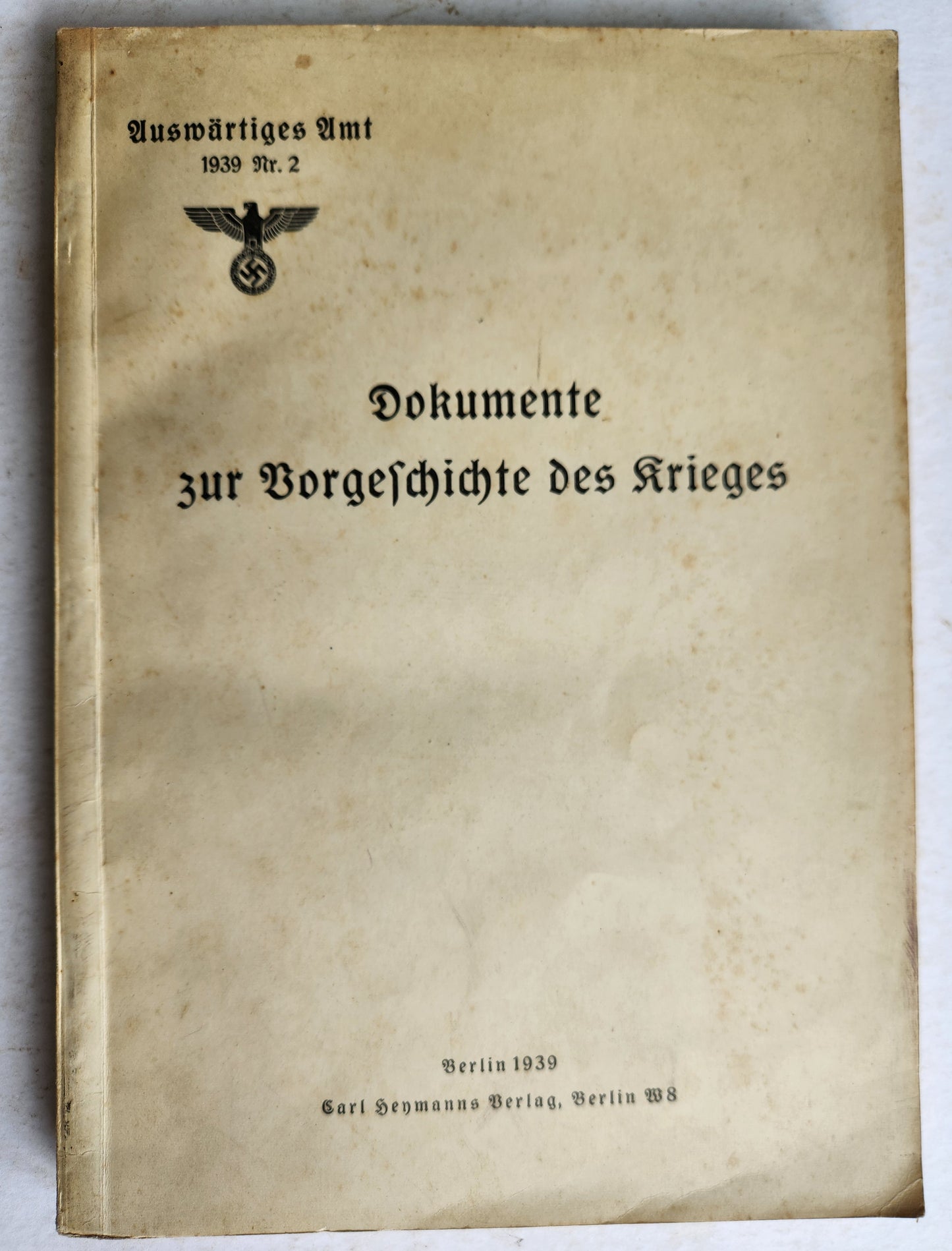 1939-1940 LOT of GERMAN POLITICAL & MILITARY DOCUMENT PUBLICATIONS