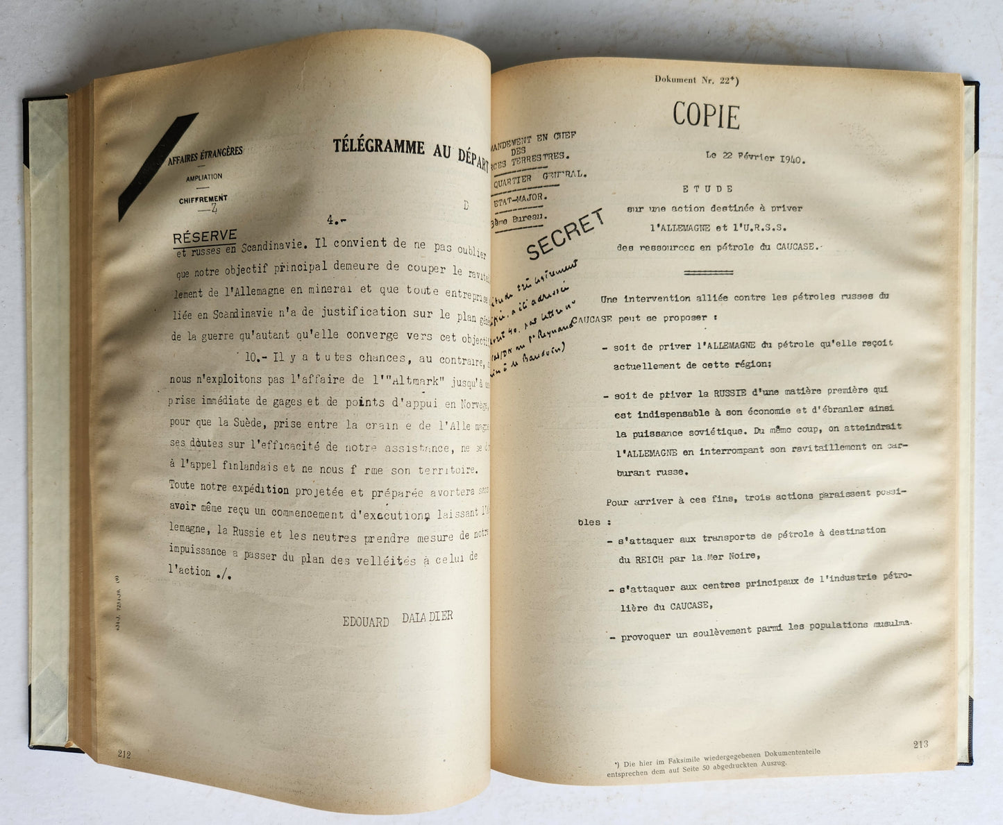 1939-1940 LOT of GERMAN POLITICAL & MILITARY DOCUMENT PUBLICATIONS