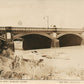 AUSTRALIA MELBOURNE PRINCES BRIDGE ANTIQUE REAL PHOTO POSTCARD RPPC