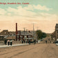 BRANTFORD CANADA MARKET STREET BRIDGE ANTIQUE POSTCARD
