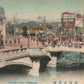 JAPAN YOKOHAMA YOSHIDA BRIDGE ANTIQUE POSTCARD