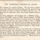 JAPAN TOKYO CHRISTIAN CHURCH ANTIQUE POSTCARD