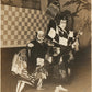 JAPAN KABUKI THEATRE SAMURAI ANTIQUE REAL PHOTO POSTCARD RPPC