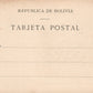 BOLIVIA DE LA PAZ AL BENI ANTIQUE POSTCARD