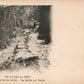BOLIVIA DE LA PAZ AL BENI CORDILLIERA DE LOS ANDES ANTIQUE POSTCARD