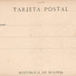 BOLIVIA DE LA PAZ AL BENI CORDILLIERA DE LOS ANDES ANTIQUE POSTCARD