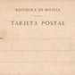 BOLIVIA RIO MAPIRI ANTIQUE POSTCARD