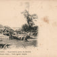 BOLIVIA RIO MADERA EXPORTACION GOMA ANTIQUE POSTCARD