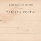 BOLIVIA ILLAVAYA ANTIQUE POSTCARD