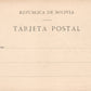 BOLIVIA DE LA PAZ AL BENI AL SALIR DE SORATA ANTIQUE POSTCARD