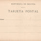 BOLIVIA RIO BENI BARRACA TODOS SANTOS ANTIQUE POSTCARD