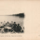 BOLIVIA EXPORTACION GOMA PROA DE UN BATELON ANTIQUE POSTCARD