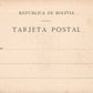 BOLIVIA RIO MADERA EXPORTACION GOMA PCACHUELA TEO TONIO ANTIQUE POSTCARD