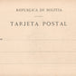BOLIVIA MADERA EXPORTACION GOMA PASCANO EL SALTO CIRAO-BRAZIL ANTIQUE POSTCARD