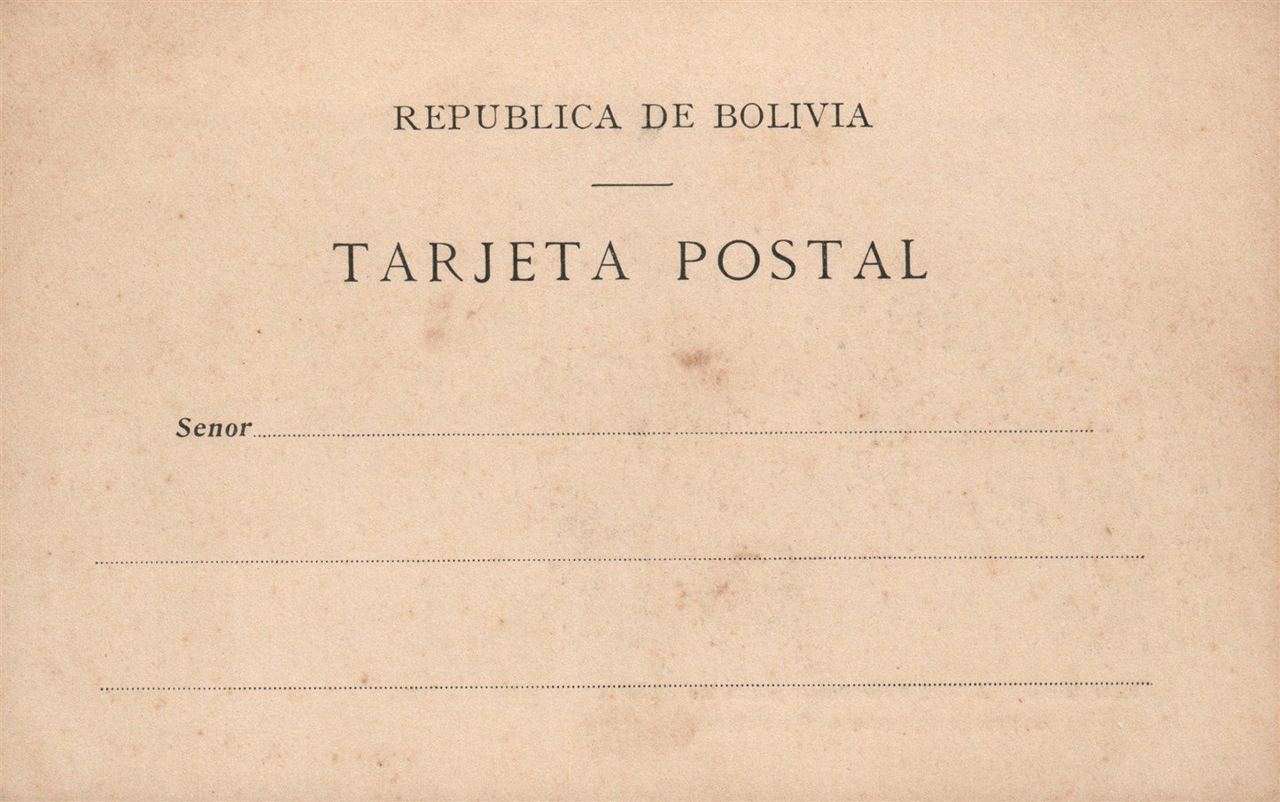 BOLIVIA RIO MADERA EXPORTACION GOMA CACHUELA RIBERAO ANTIQUE POSTCARD