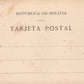 BOLIVIA ILLAVAYA ANTIQUE POSTCARD