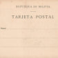 BOLIVIA RIO BENI EXPORTACION GOMA EL TRANSITO CACHUELA ANTIQUE POSTCARD