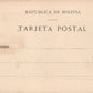 BOLIVIA RIO MAPIRI UNA VUELTA DEL RIO ANTIQUE POSTCARD