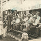 MEAT MARKET ANTIQUE REAL PHOTO POSTCARD RPPC