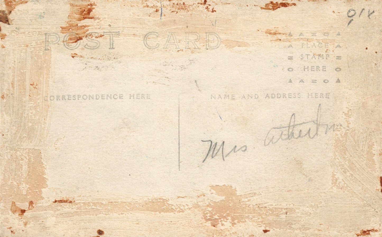 MEAT MARKET ANTIQUE REAL PHOTO POSTCARD RPPC