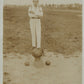 ATHLET ANTIQUE REAL PHOTO POSTCARD RPPC