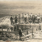 CONSTRUCTION WORKERS ANTIQUE REAL PHOTO POSTCARD RPPC