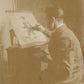 ARTIST ANTIQUE REAL PHOTO POSTCARD RPPC