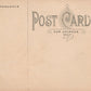 BABY w/ BUTTERFLY ANTIQUE POSTCARD