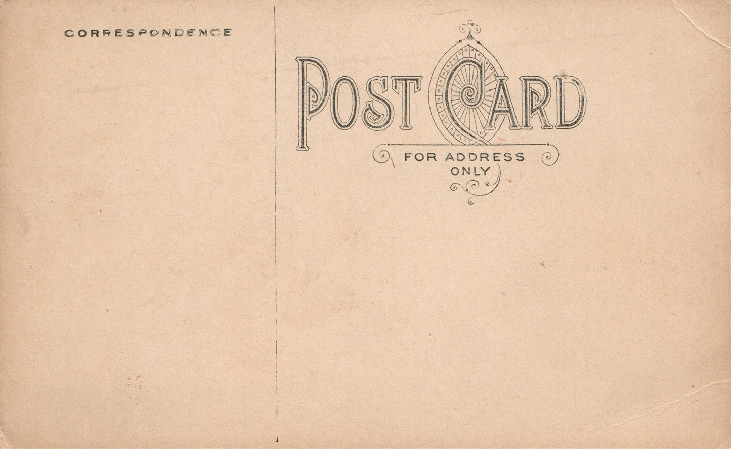 BABY w/ BUTTERFLY ANTIQUE POSTCARD