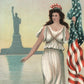 1861-1865 HONOR THE BRAVE PATRIOTIC CIVIL WAR MEMORIAL ANTIQUE POSTCARD