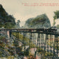 MEXIC0 TO VERA CRUZ RAILROAD ANTIQUE POSTCARD