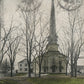 GLASTONBURY CT CHURCH ANTIQUE POSTCARD