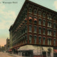 NORWICH CT WAUREGAN HOTEL ANTIQUE POSTCARD