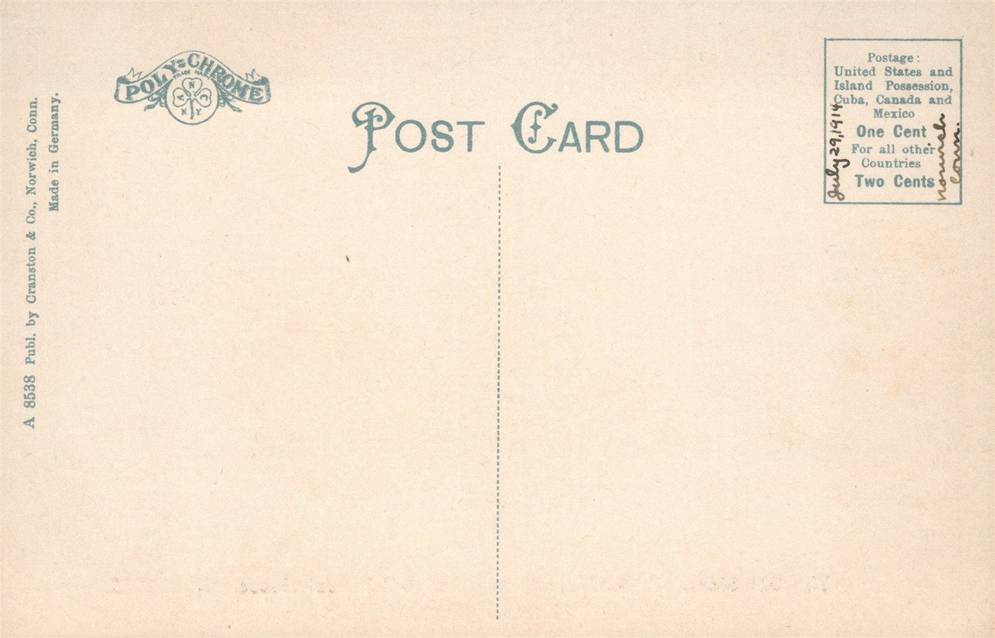 NORWICH CT OLD STORE & SCHOOL HOUSE ANTIQUE POSTCARD