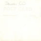 DENVER CO FITZSIMONS HOSPITAL GOLF COURSE ANTIQUE REAL PHOTO POSTCARD RPPC