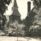 LA GRANGE IN CHURCH VINTAGE REAL PHOTO POSTCARD RPPC