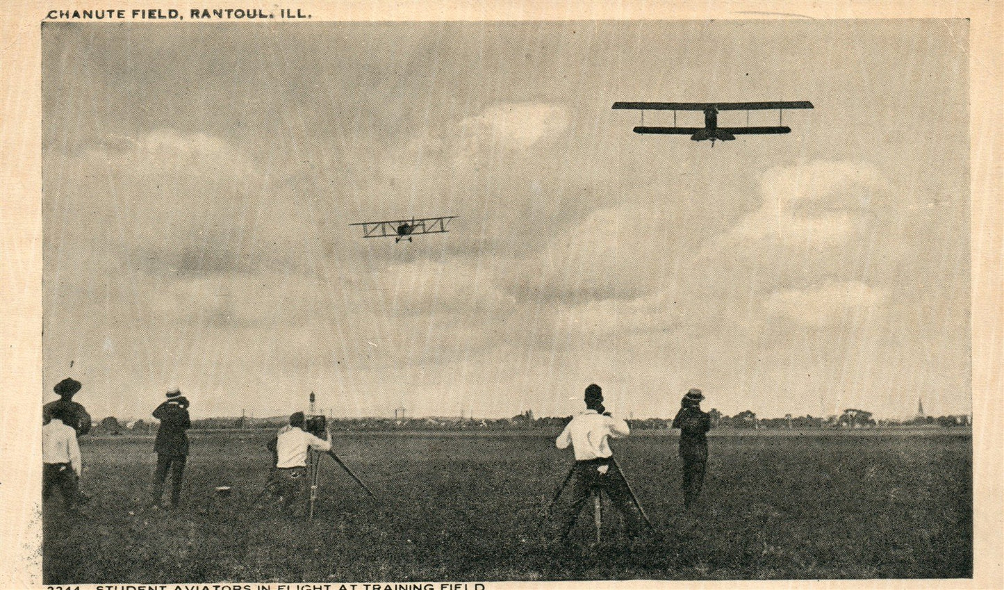 RANTOUL IL CHANUTE FIELD EARLY AVIATION ANTIQUE POSTCARD
