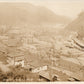 WALLACE ID BIRDSEYE VIEW ANTIQUE REAL PHOTO POSTCARD RPPC