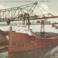DULUTH MN BOATS UNLOADING COAL ANTIQUE POSTCARD