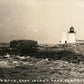 PORPOISE ME GOAT ISLAND LIGHTHOUSE ANTIQUE REAL PHOTO POSTCARD RPPC