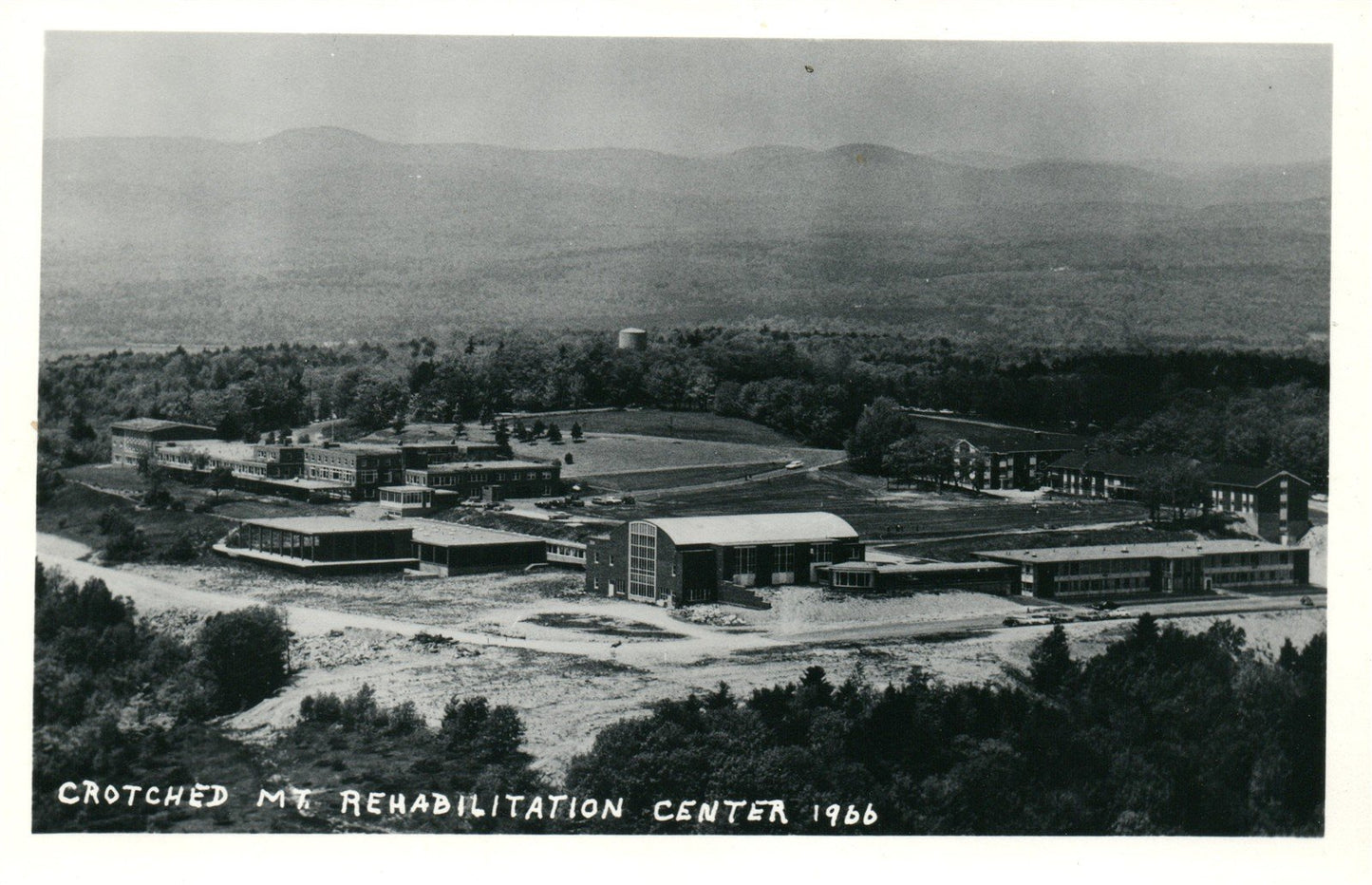 CROTCHED MT REHABILITATION CENTER VINTAGE REAL PHOTO POSTCARD RPPC