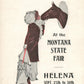 MONTANA STATE FAIR ADVERTISING ANTIQUE POSTCARD
