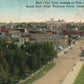 GREAT FALLS MT BIRDS EYE VIEWS ANTIQUE POSTCARD