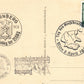 NAZIS PROPAGANDA 1938 VINTAGE POSTCARD w/ HITLER