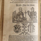 1584 GERMAN & ITALIAN HISTORICAL CHRONICLE ILLUSTRATED antique 16th cent. FOLIO